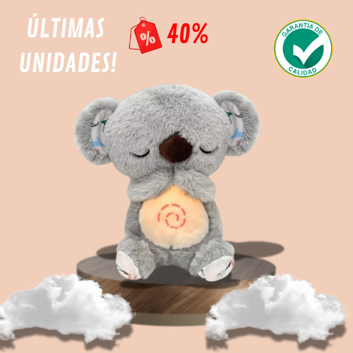 PELUCHE KOALA DORMILON PLOMO