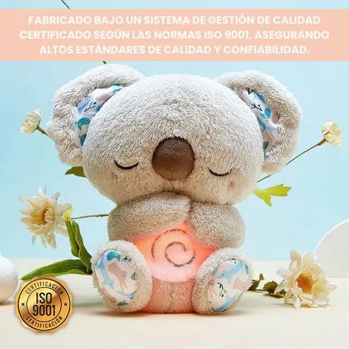 PELUCHE KOALA DORMILON PLOMO