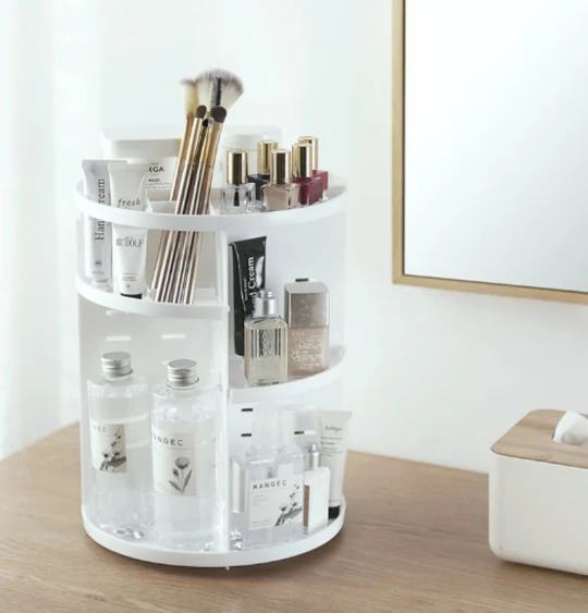 ORGANIZADOR DE MAQUILLAJE GIRATORIO